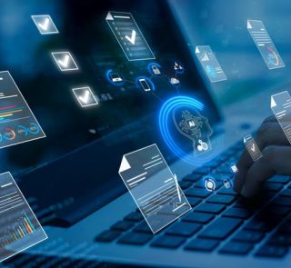 Ai,Futuristic,Document,Management,Concept,,Check,Electronic,Documents,On,Digital