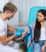 Lab,Professional,Phlebotomist,,Taking,A,Blood,Sample,From,A,Vein