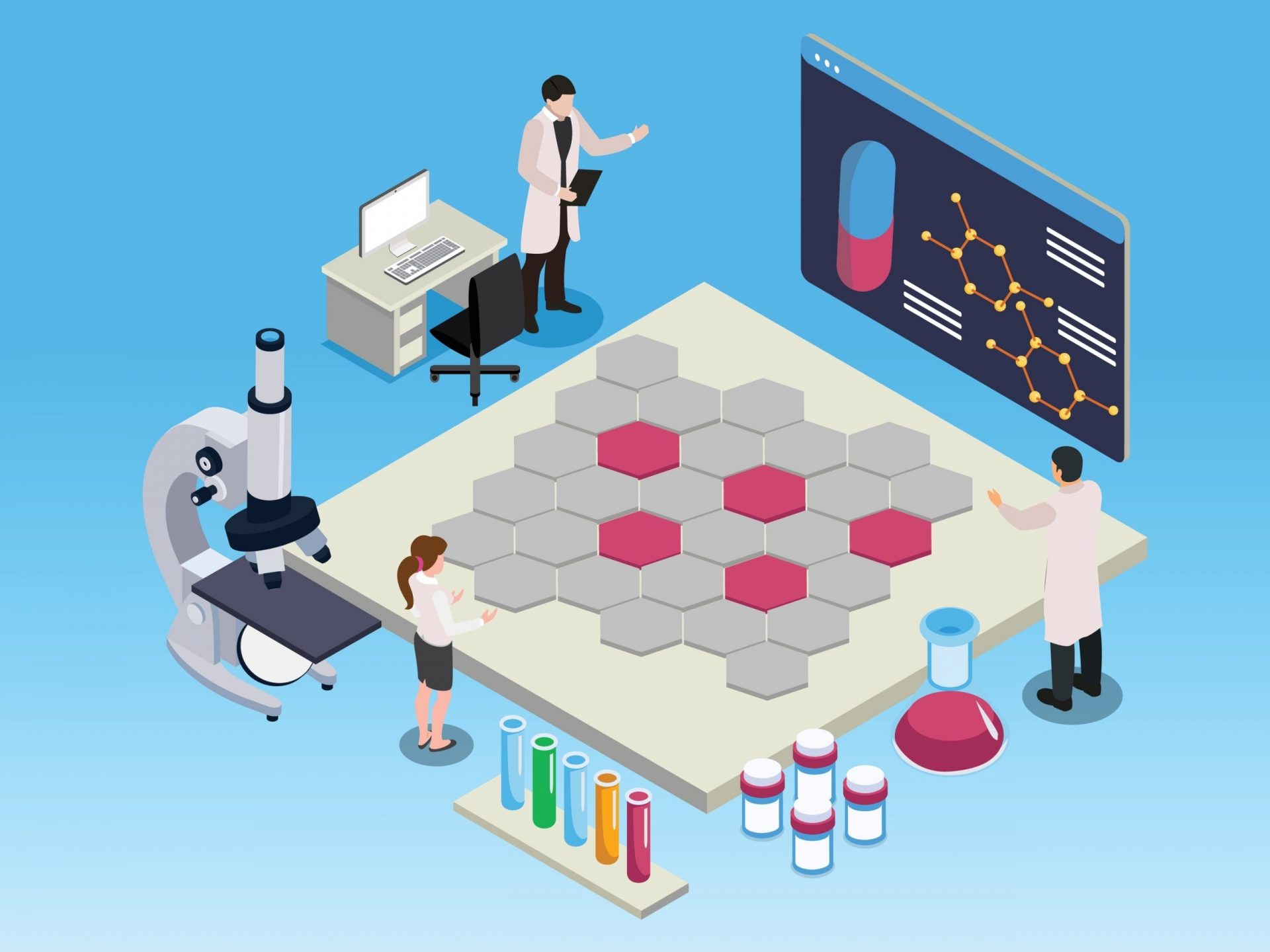 Scientific,Research,And,Drug,Discovery,In,A,Modern,Lab,3d