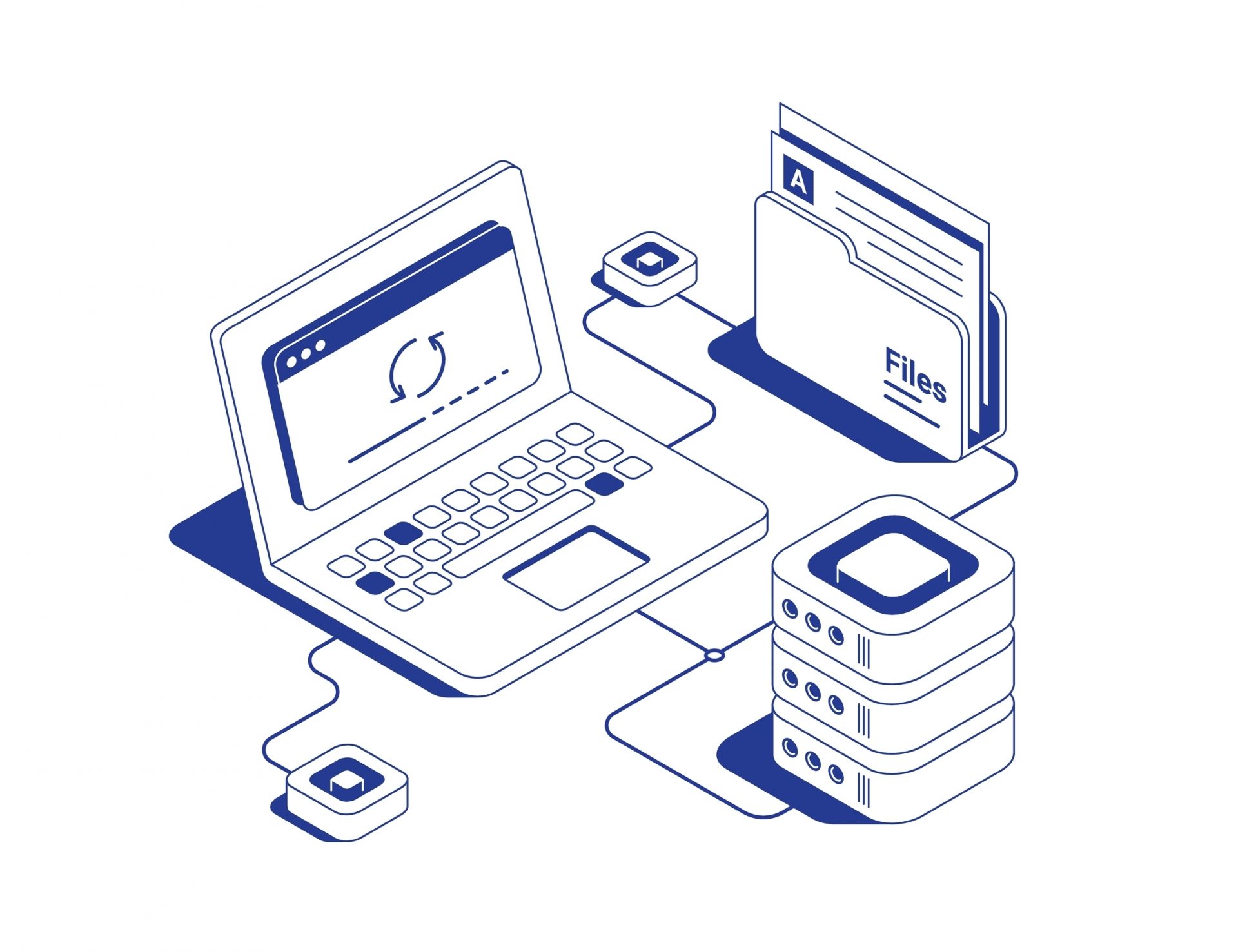 Data,Recovery,Concept,With,Laptop,Showing,Update,Icon,And,File